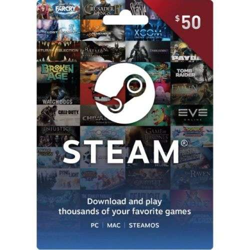 Steam Gift Card 50$ USD Steam Key - SAME DAY DELIVERY