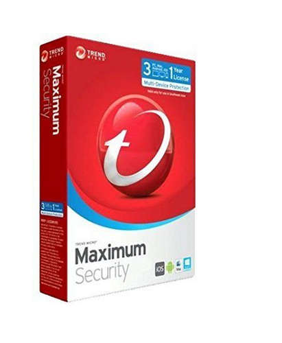 Trend Micro Maximum Security (1 Year  3 Devices) - Internet Security - SAME DAY DELIVERY