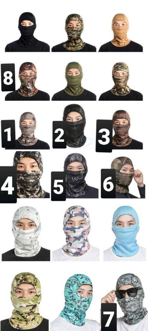 Outdooors Tactical Balaclava Full Face Mask Airsoft Multicolours AIRSOFT / HUNTING / FISHING