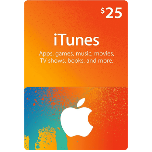 $25 Apple iTunes Gift Card (US) - SAME DAY DELIVERY