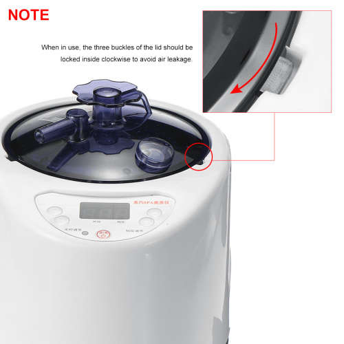 Portable Fumigator Sauna Steam 1000W 110/220V Bath Generator Machine Adjustable 9-Gear 2.6L(CN PLUG)