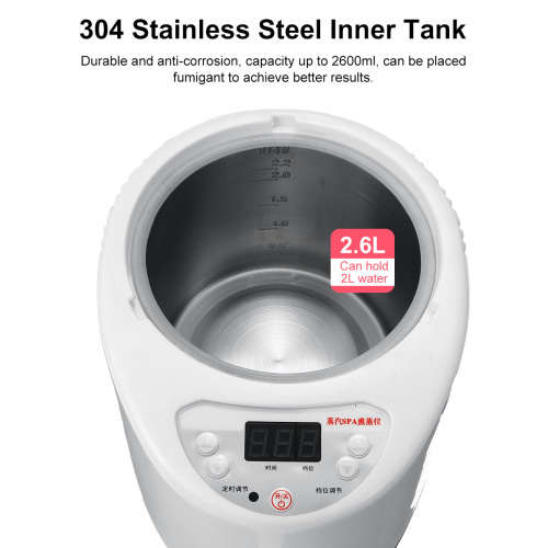 Portable Fumigator Sauna Steam 1000W 110/220V Bath Generator Machine Adjustable 9-Gear 2.6L(CN PLUG)