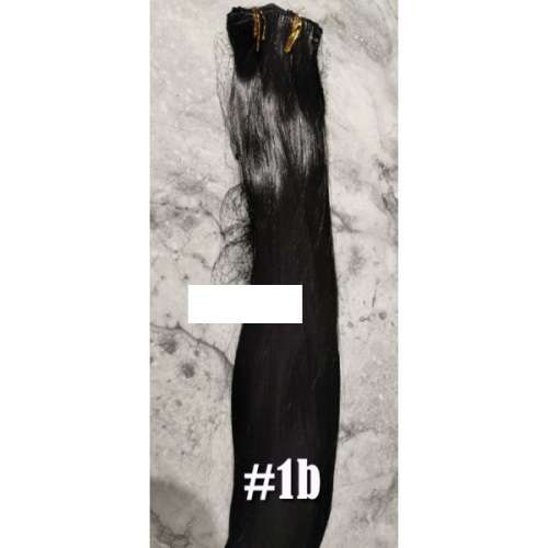 55-60cm clip in hair extensions 10pc set- wavy, Synthetic hair (PART 01)