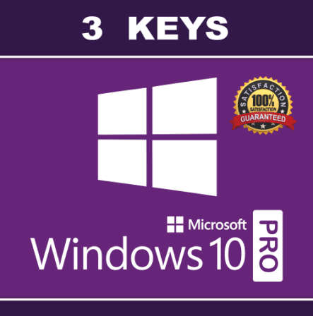 Windows 10 PRO [3 X keys] - lifetime activation Windows 10 PRO Windows 10 PRO Windows 10 PRO Windows