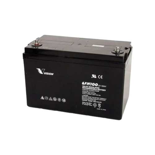 12V Battery AGM Vision 6FM100Z-X Deep Cycle 100AH (12v100ah) 100AH Battery