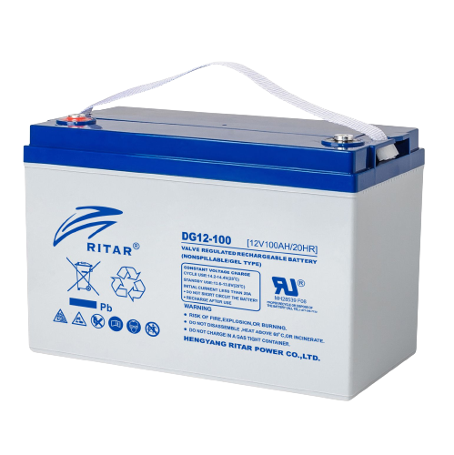 12V Battery Ritar DC12-100 Deep Cycle Gel Battery (12v100ah) 100AH Battery