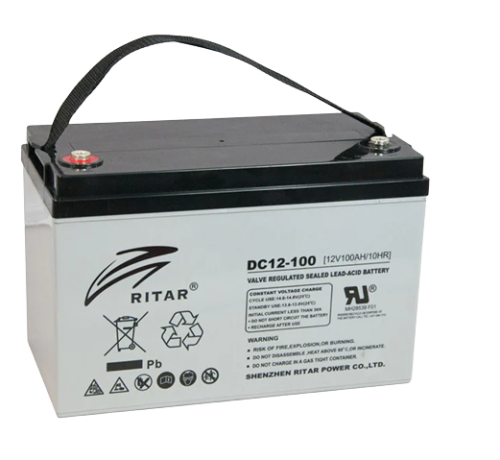12V Battery Ritar RA 12-100 12V 100AH/10hr Battery 100AH Deep Cycle (12v100ah)