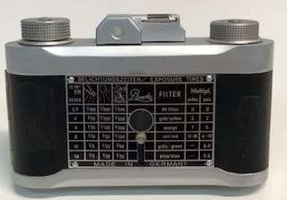 Bayreuth Steiner Panta Vintage Collectible Camera, With Pouch