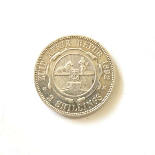 1892 ZAR 2 Shilling #0030