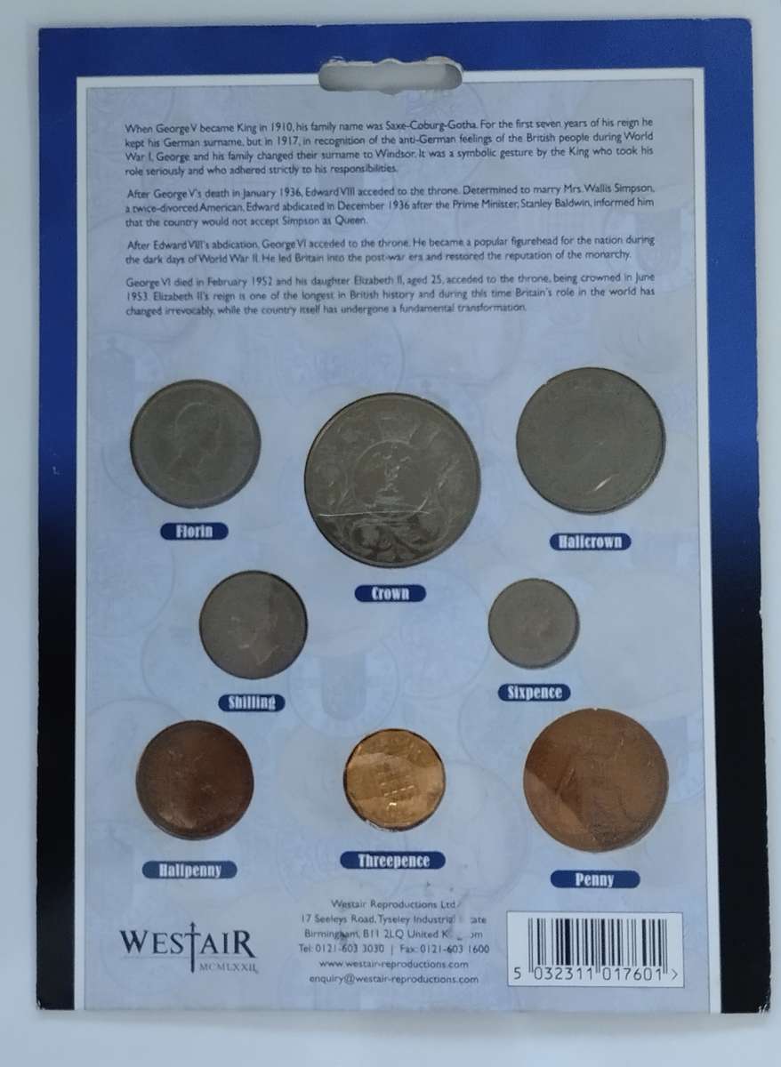 Royal Windsor Collection of Original British Coins #C0102