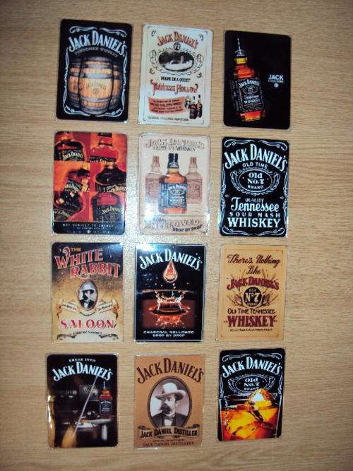 12 JACK DANIELS MAGNETS