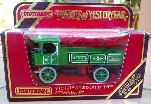 MATCHBOX MOY Y-18  1918 ATKINSON 'D' TYPE STEAM LORRY
