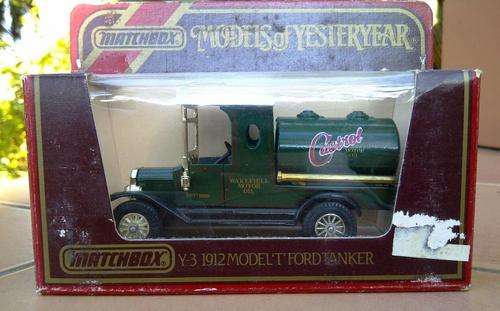 MATCHBOX MOY Y-3  1912 MODEL T FORD TANKER CASTROL