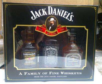 JACK DANIELS FAMILY OF WHISKEY MINI SET (OLDER VERSION)