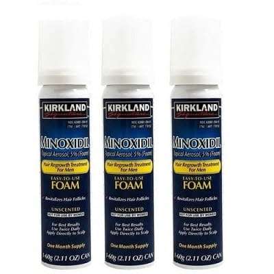 Minoxidil Kirkland 5% Foam 3 Months Supply