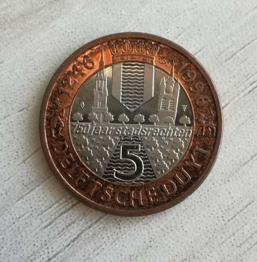 1996 NEDERLAND 5 DELFTSCHEDUYT. GOOD CONDITION.