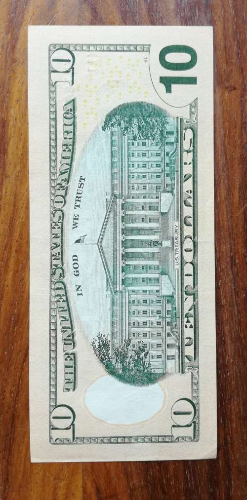 United states of America CRISP UNC 10 Dollar bank note. Nice item!!