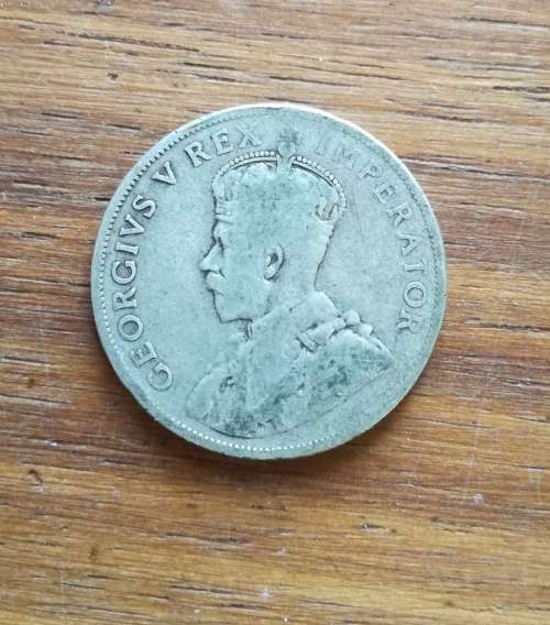South Africa 1927 Silver Florin two Shillings.