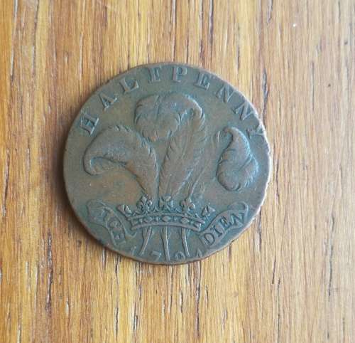 Great Britain Condor Token George Prince of Wales 1794 Halfpenny VF Warley Camp.
