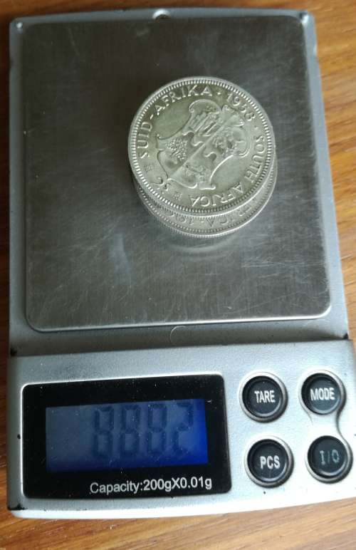 South Africa collection of 8 silver Two Shillings. 88.82 grams.