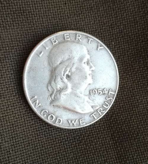 America 1954D Silver Half dollar. Nice coin.