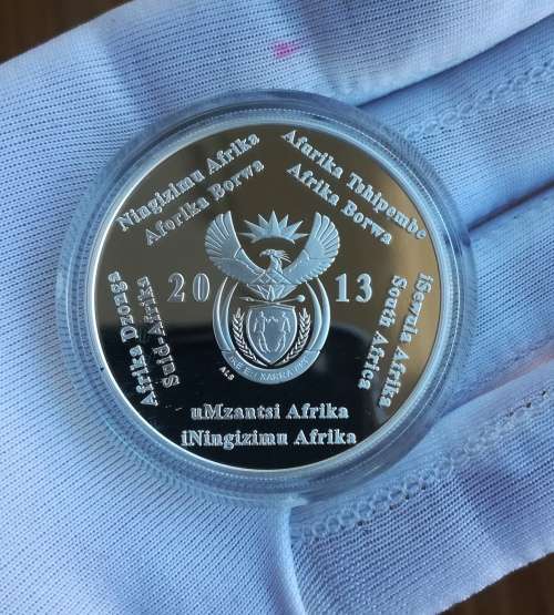 Tickey and Crown 2013 Silver Trains of South Africa Coin set. No 180 Of 700