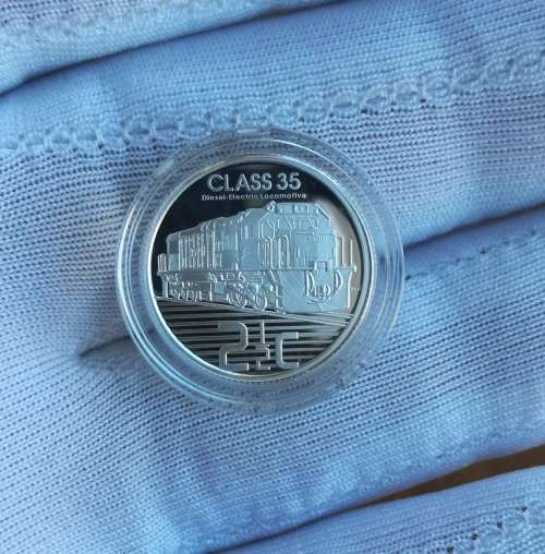 Tickey and Crown 2013 Silver Trains of South Africa Coin set. No 180 Of 700