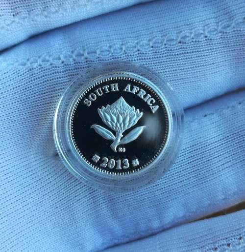 Tickey and Crown 2013 Silver Trains of South Africa Coin set. No 180 Of 700