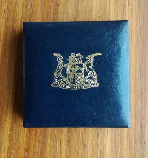 South Africa Silver Proof 1988 Les Huguenots one rand.