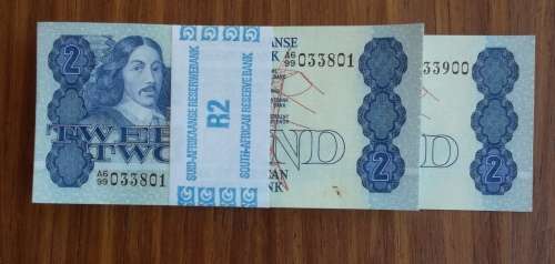 South Africa collection of 99 consecutive number de Kock R2. (801-900)