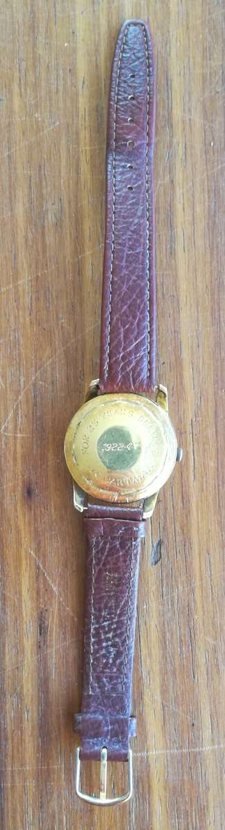 Lemania AAC 18CT Gold Watch. Please read description.