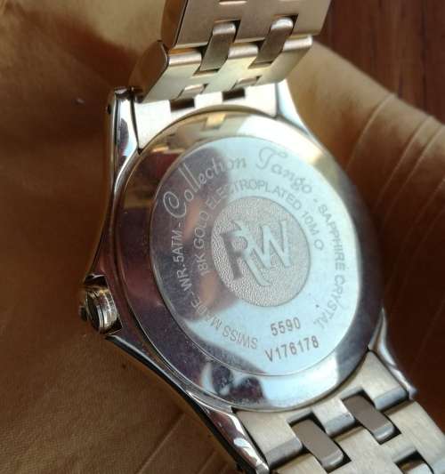 Raymond Weil Swiss Made Geneve Collection Tango Saphire Crystal Watch. New.