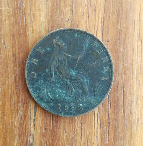 Great Britain Queen Victoria 1893 Penny.