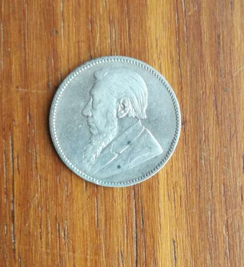 ZAR Paul Kruger 1895 Silver Shilling.