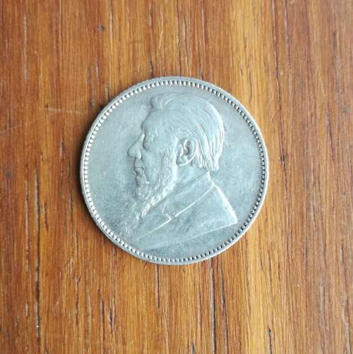ZAR Paul Kruger 1897 Silver Shilling.