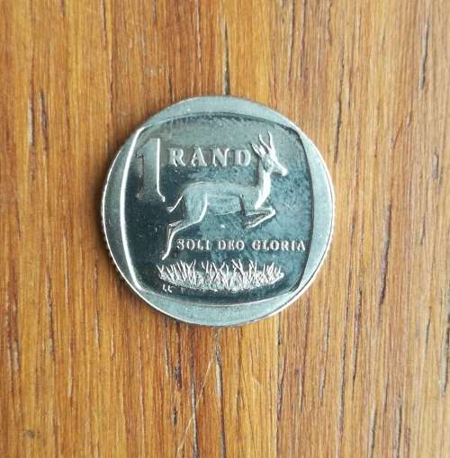 South Africa 1990 UNC/PROOF P.W. Botha Small One Rand.