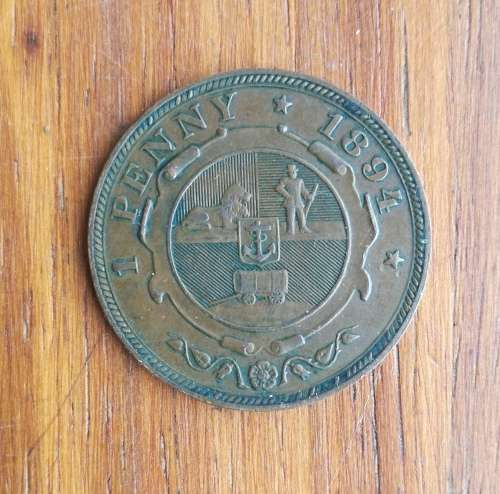 ZAR Paul Kruger 1894 Penny. Good condition.