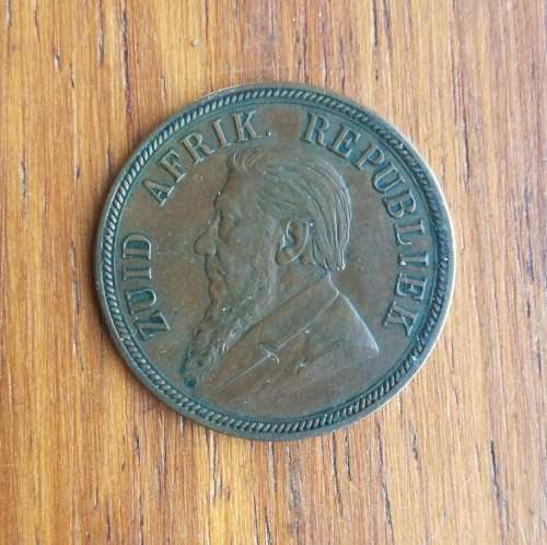 ZAR Paul Kruger 1894 Penny. Good condition.