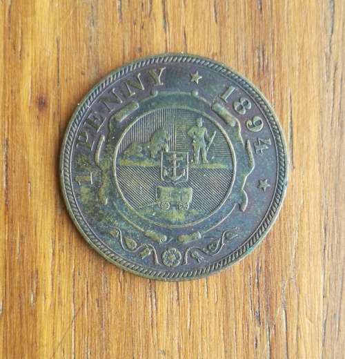 ZAR Paul Kruger 1894 Penny.