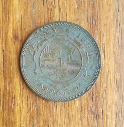 ZAR Paul Kruger 1898 Penny. Good condition.