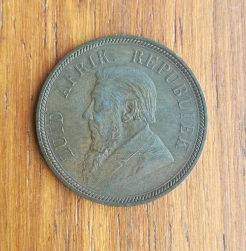ZAR Paul Kruger 1898 Penny. Good condition.