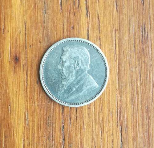 ZAR Paul Kruger 1894 Silver Threepence.