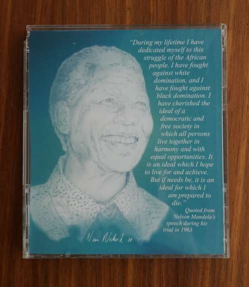 Nelson Mandela 2000 UNC/PROOF R5 in CD Cover.