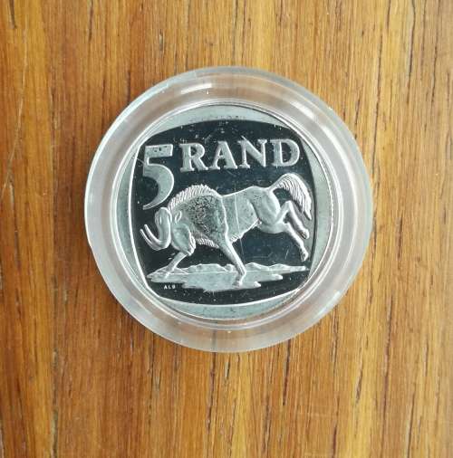 Nelson Mandela 2000 UNC/PROOF R5 in CD Cover.