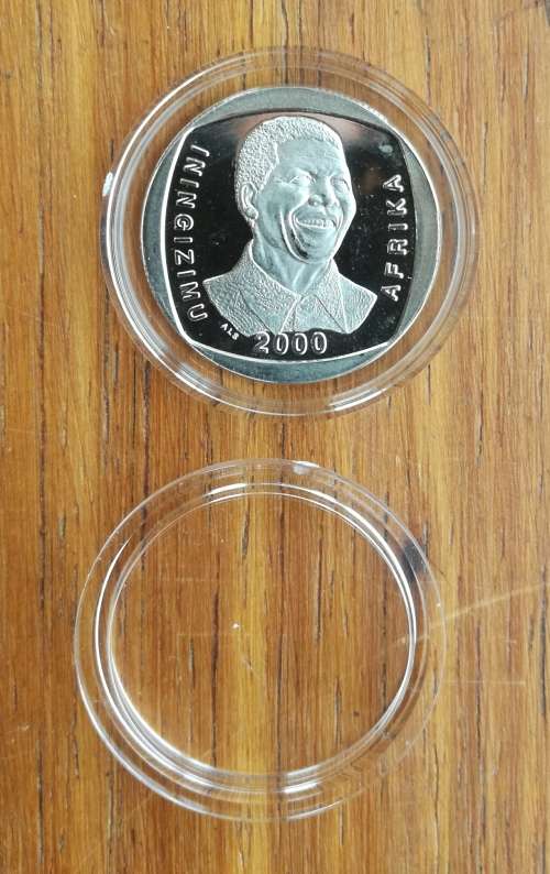 Nelson Mandela 2000 UNC/ PROOF R5 In CD Cover.