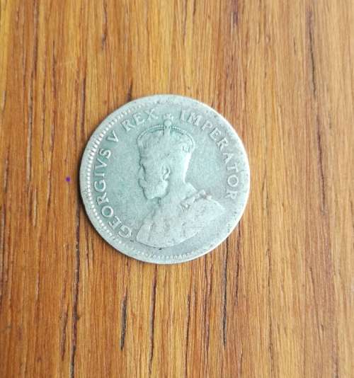 South Africa 1930 Silver Sixpence.