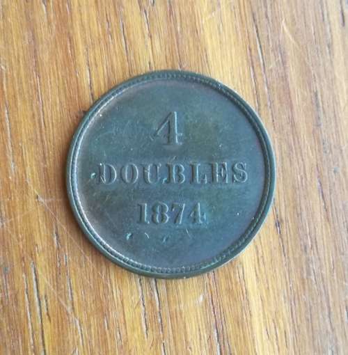 Guernsey 1874 (4 Doubles)