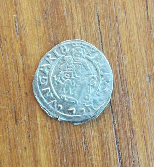 Austria Hungary 1571 Silver Denar.