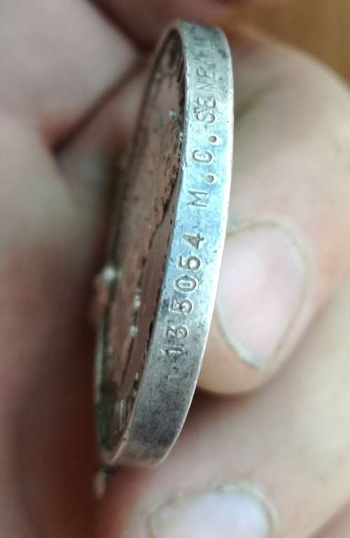 WW11 Silver Medal awarded to 135054 M.C. SENEKAL