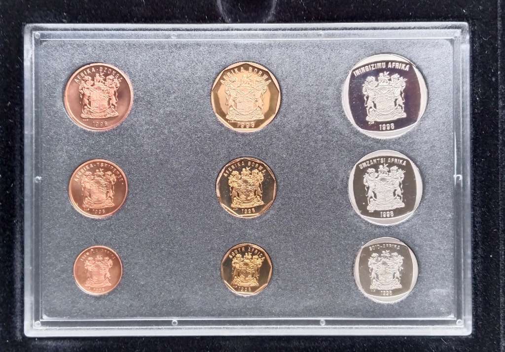 South Africa 1998 Proof Coin Set.